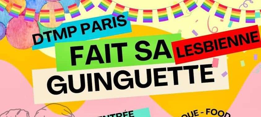 DTMP PARIS FAIT SA GUINGUETTE LESBIENNE 🧡🤍🩷