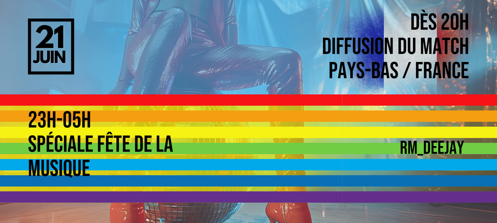 Fête de la musique : lesbian party + Match Pays-Bas / France au bar La Maizon. 20h - 5h