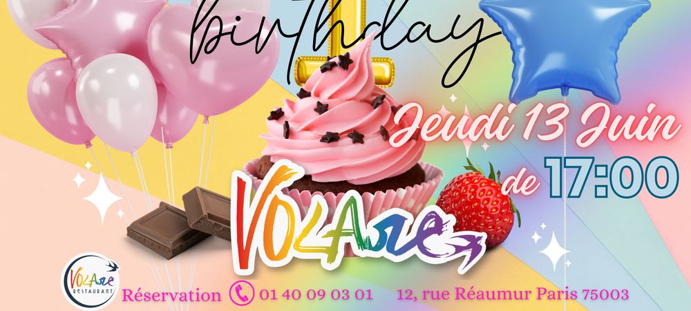 Anniversaire  Restaurant VOLARE