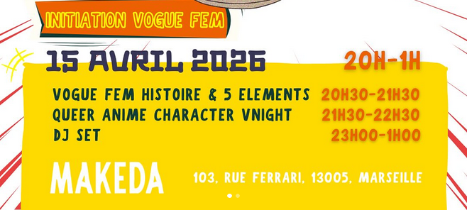 Soirée ballroom VNIGHT#2: Queer Anime Characters