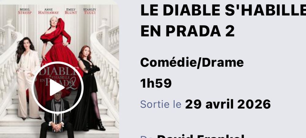Le diable s’habille en Prada 2 UGC Montparnasse