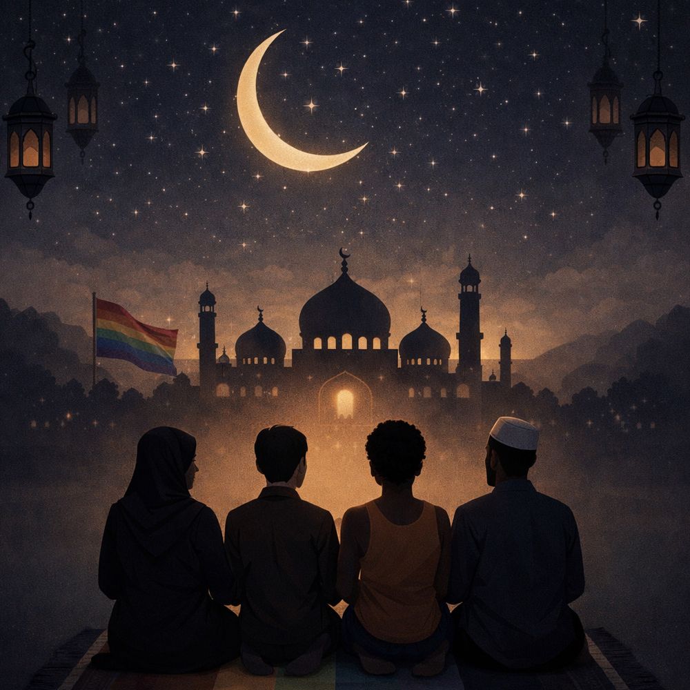 Bannière du groupe Musulman(e)s LGBT+ : Espace Safe