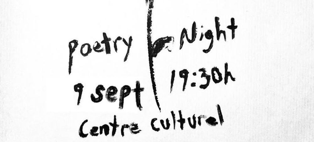 Poetry night 🌟 scène ouverte au centre culturel Paris 19