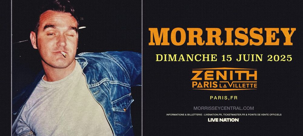 Morrissey en concert à Paris