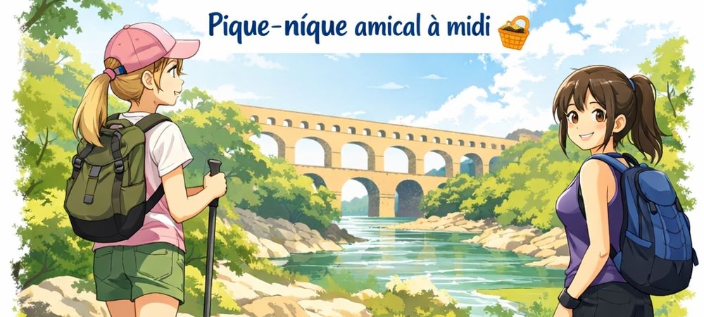 RANDONNÉ 9.7km PONT DU GARD