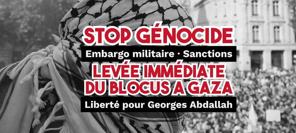 Rassemblement pour accueillir la Flottille de la Liberté