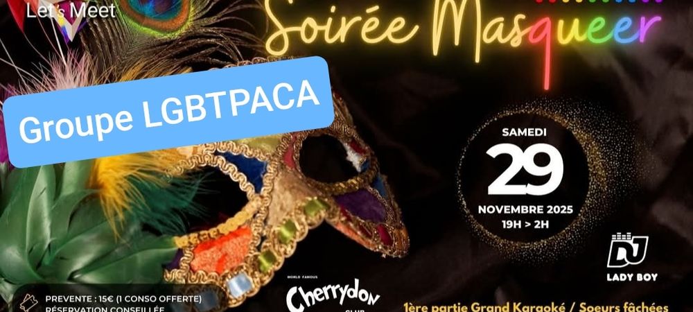 Soirée lets meet groupe LGBTPACA