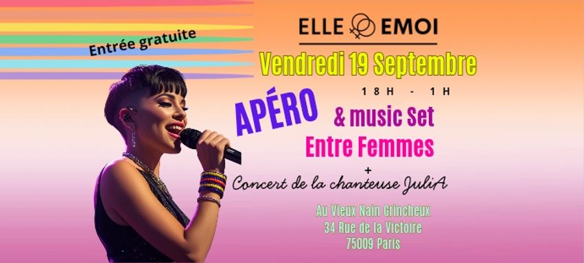 Apéro Entre Femmes - ELLE ÉMOI