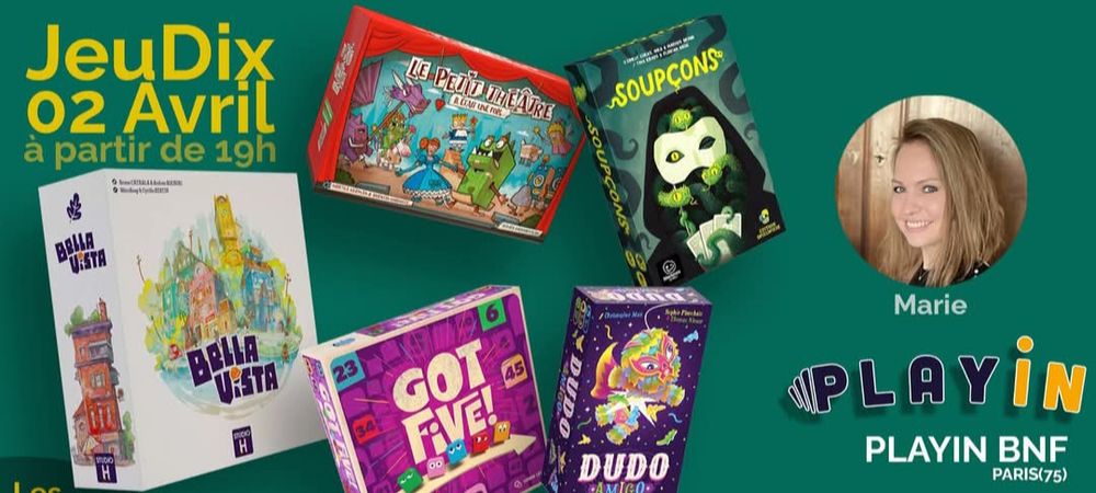 Soirée du jeuDix - Animation jeux de société