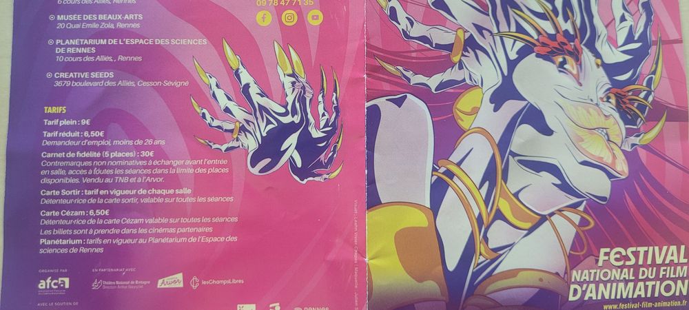 Cérémonie de remise des grands prix - Festival national du film d'animation