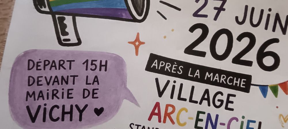Première Pride à Vichy