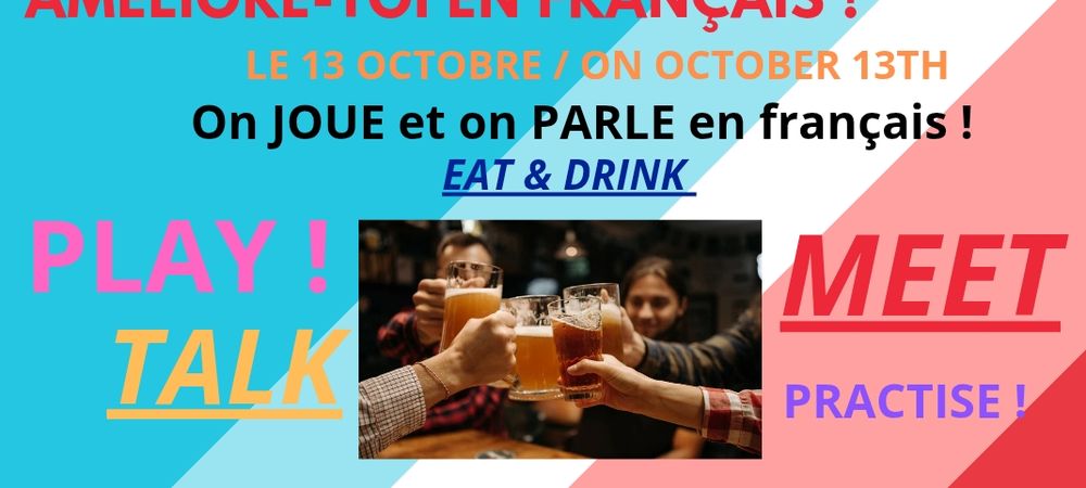 French Connection! Améliore-toi en français 🇨🇵  & jeux de société 🃏🎲🧩