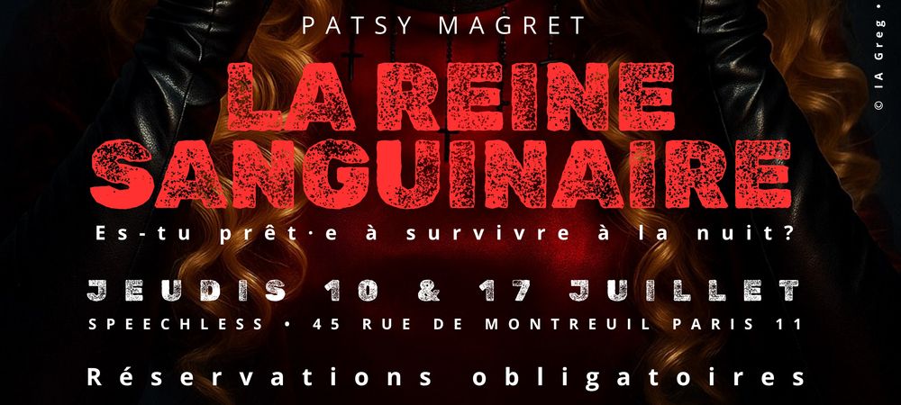 🩸 LOUP GAROU DRAG – LA REINE SANGUINAIRE 🐺👑