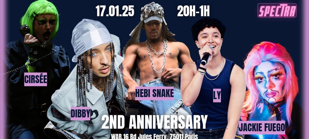 Dragshow/concerts/DJ SET- [2ND ANNIVERSARY] SPECTRA RECORDS