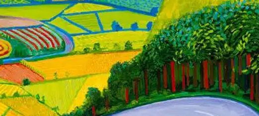 Explosion David Hockney à la fondation Louis Vuitton