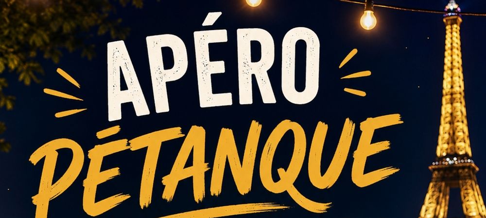Apéro pétanque quai de seine