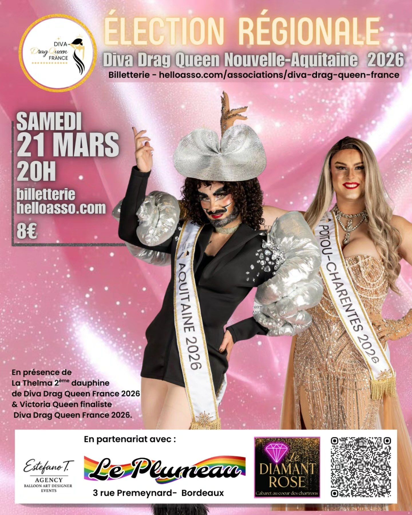 Diva Drag Queen France 2027 - Élection régionale Nouvelle Aquitaine