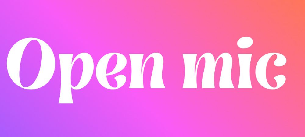 Rainbow Comedy Club Open mic queer