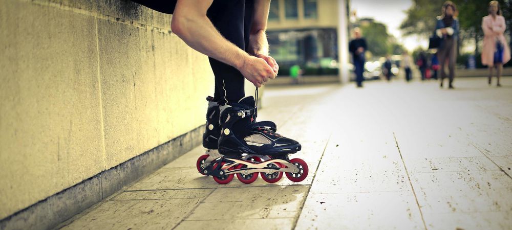 Patin/roller débutant-e ou jeux plein air