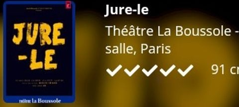 Sortie théâtre Jure-Le