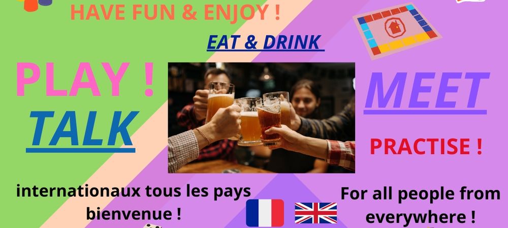 Soirée jeux de société internationale 🌎 International Board games' evening 🃏🧩