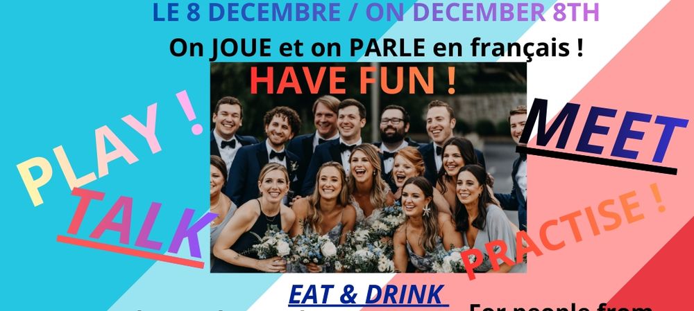 French Connection! Améliore-toi en français 🇨🇵  & jeux de société 🃏🎲🧩