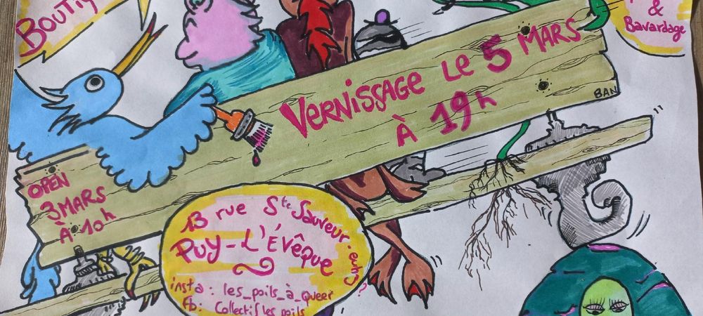 Vernissage boutique queer et féministe