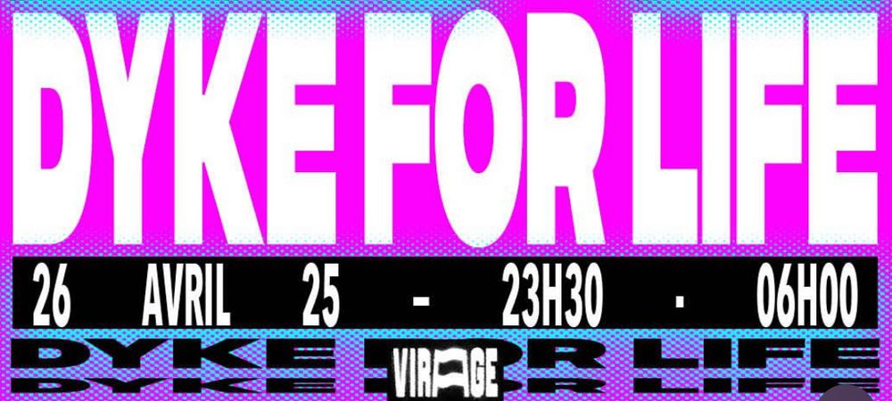Dyke For Life - Lesbian Techno Party ✨💯 Fille ✨