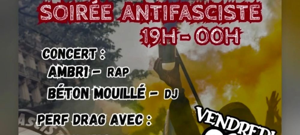 Soirée antifasciste Tours