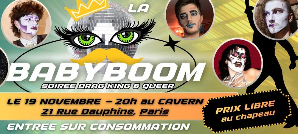 LA BABYBOOM #3 - soirée drag king & queer