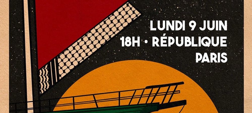 Rassemblement de soutien à la Flottille de la Liberté