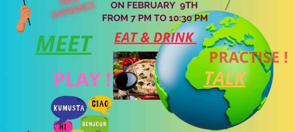 Multilingo Café 🌎 Speak English and All Languages & Play Board Games 🃏🧩🎲