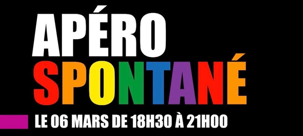 Apéro spontané (asso Nouvelle Lune) au Canapé Queer