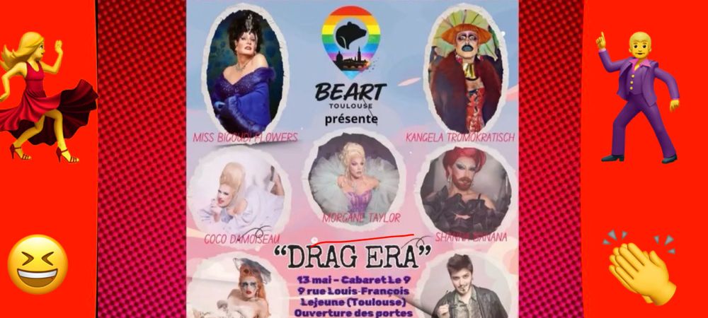 💃 Drag Era - Pour soutenir BE ART.