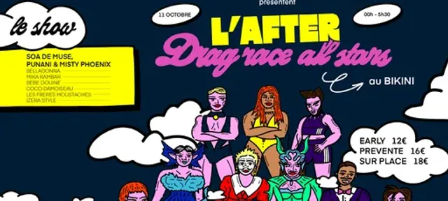 After Drag Race au Bikini