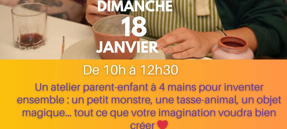 Atelier céramique parent-enfant