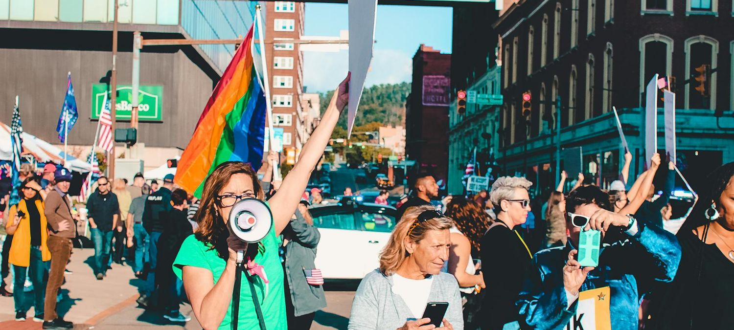 Manifestation antifasciste contre l'extrême-droite