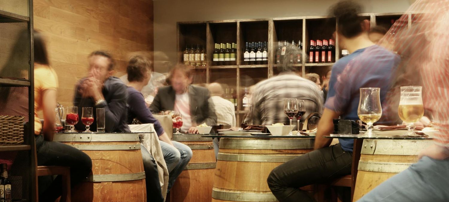 Soirée au bar