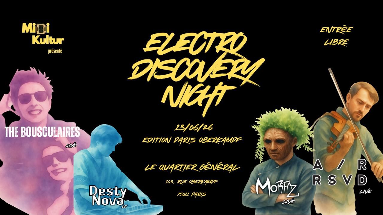 Electro Discovery Night - Edition Oberkampf