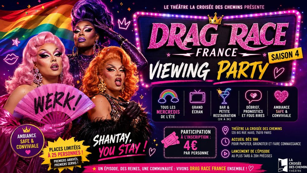 Viewing Drag Race au Théâtre !