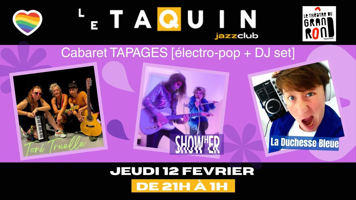 Cabaret TAPAGES [électro-pop]