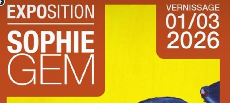Vernissage de l'exposition de Sophie Gem