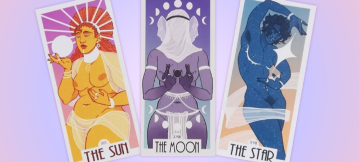 Dessine une carte de tarot avec Léo