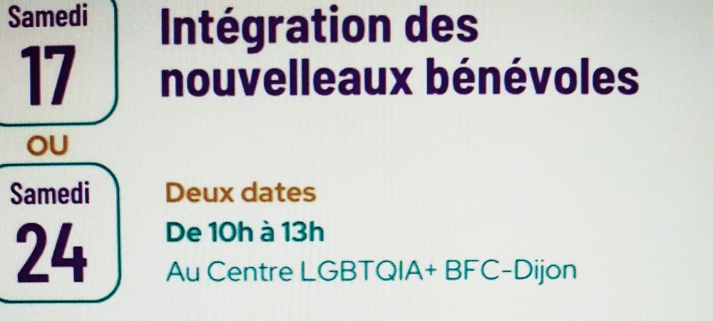 Centre LGBTQIA+ BFC et Bénévolat