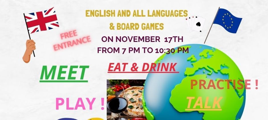 English and all languages 🌎 & Board Games 🃏🧩🎲