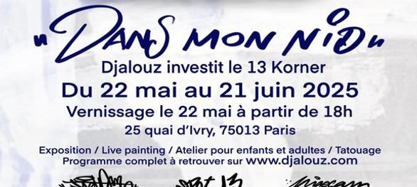 Exposition gratuite Street Art Djalouz
