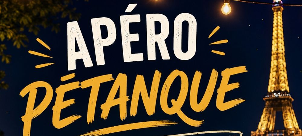Apéro pétanque quai de seine
