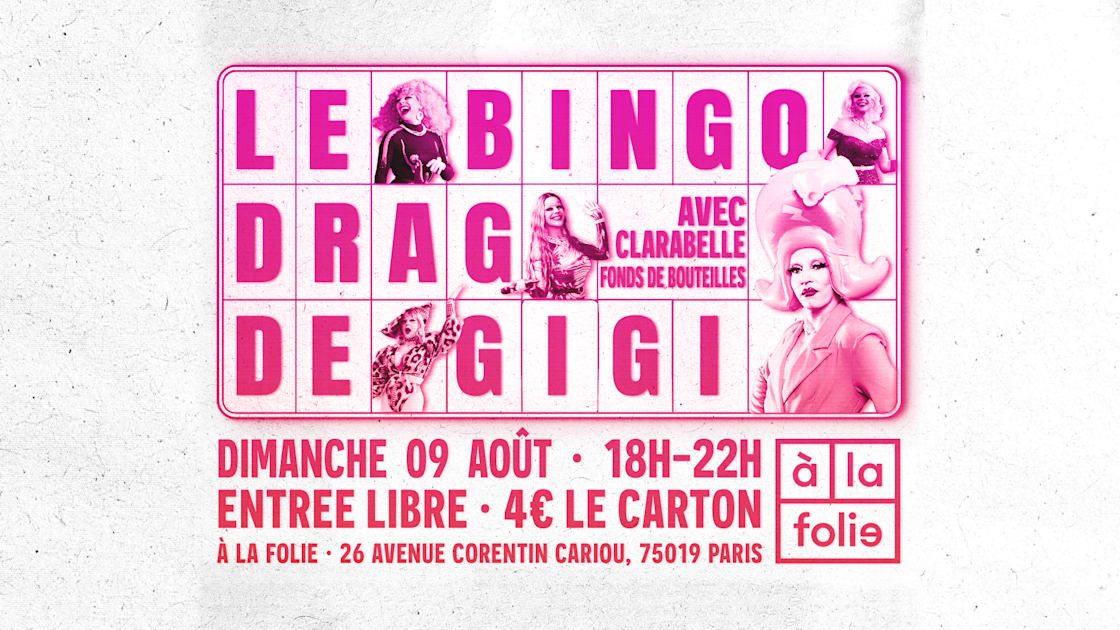 Bingo Drag De Gigi Von Dredee À La Folie! Avec Clarabelle!