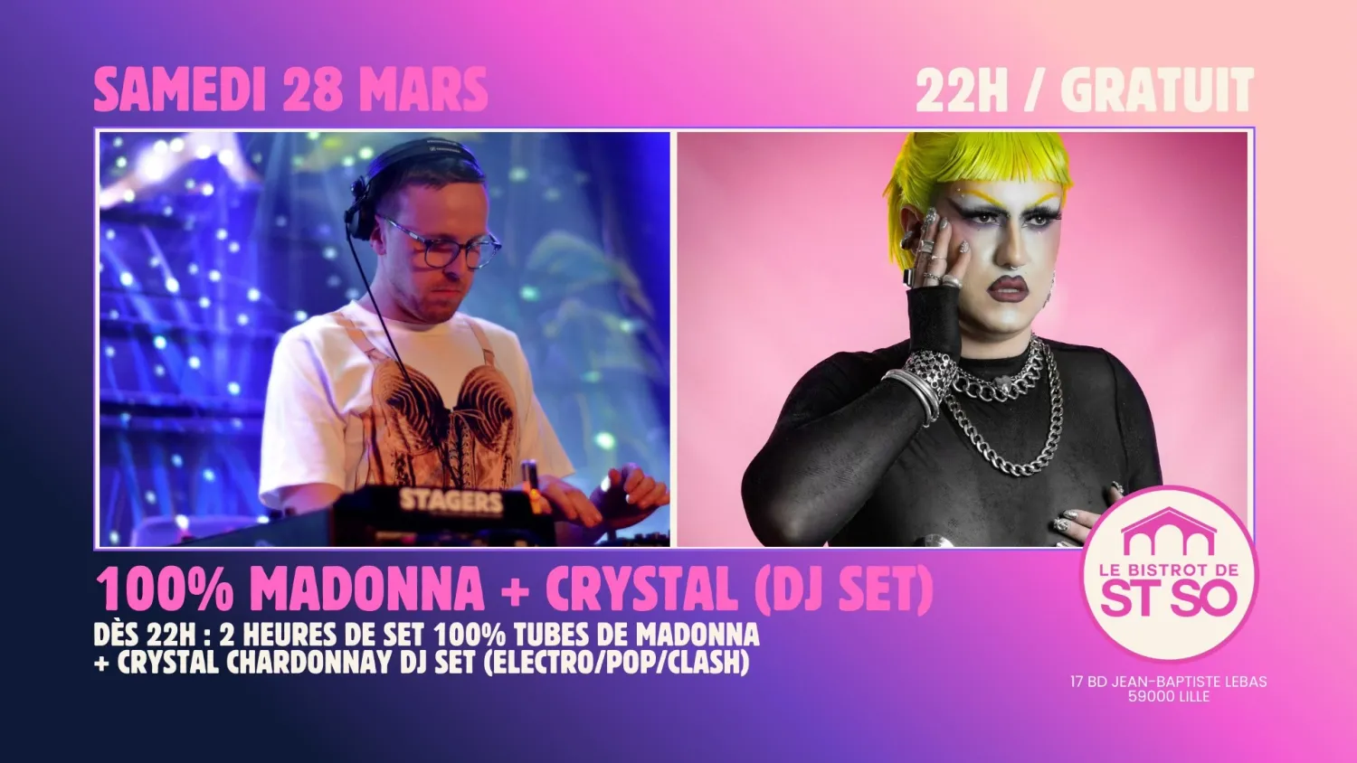 💖 100% MADONNA + CRYSTAL CHARDONNAY (DJ SET) 💖