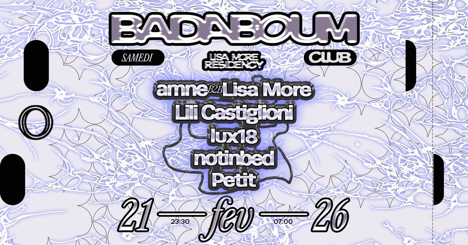 Lisa More Residency: Amne, Notinbed, Petit And More